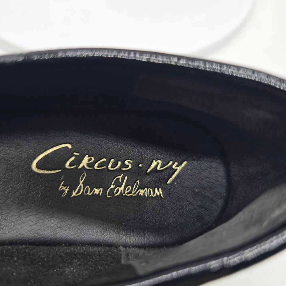 Circus NY by Sam Edelman Payson Lug-Sole Mary Jane Loafers Black & White SZ 10 - Picture 9 of 11